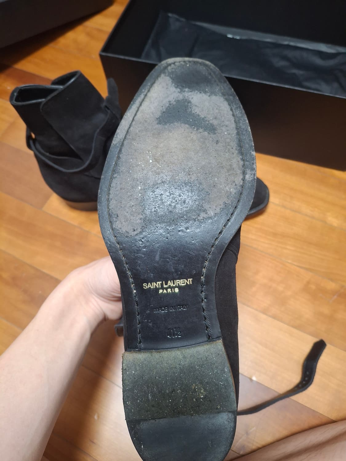 생로랑 스웨이드 조드퍼 부츠 41.5 상품이미지2