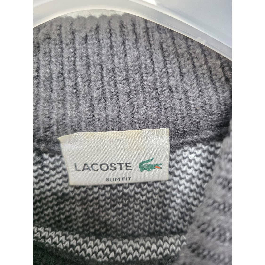 택포// 라코스테 슬림핏 니트 L 상품이미지2