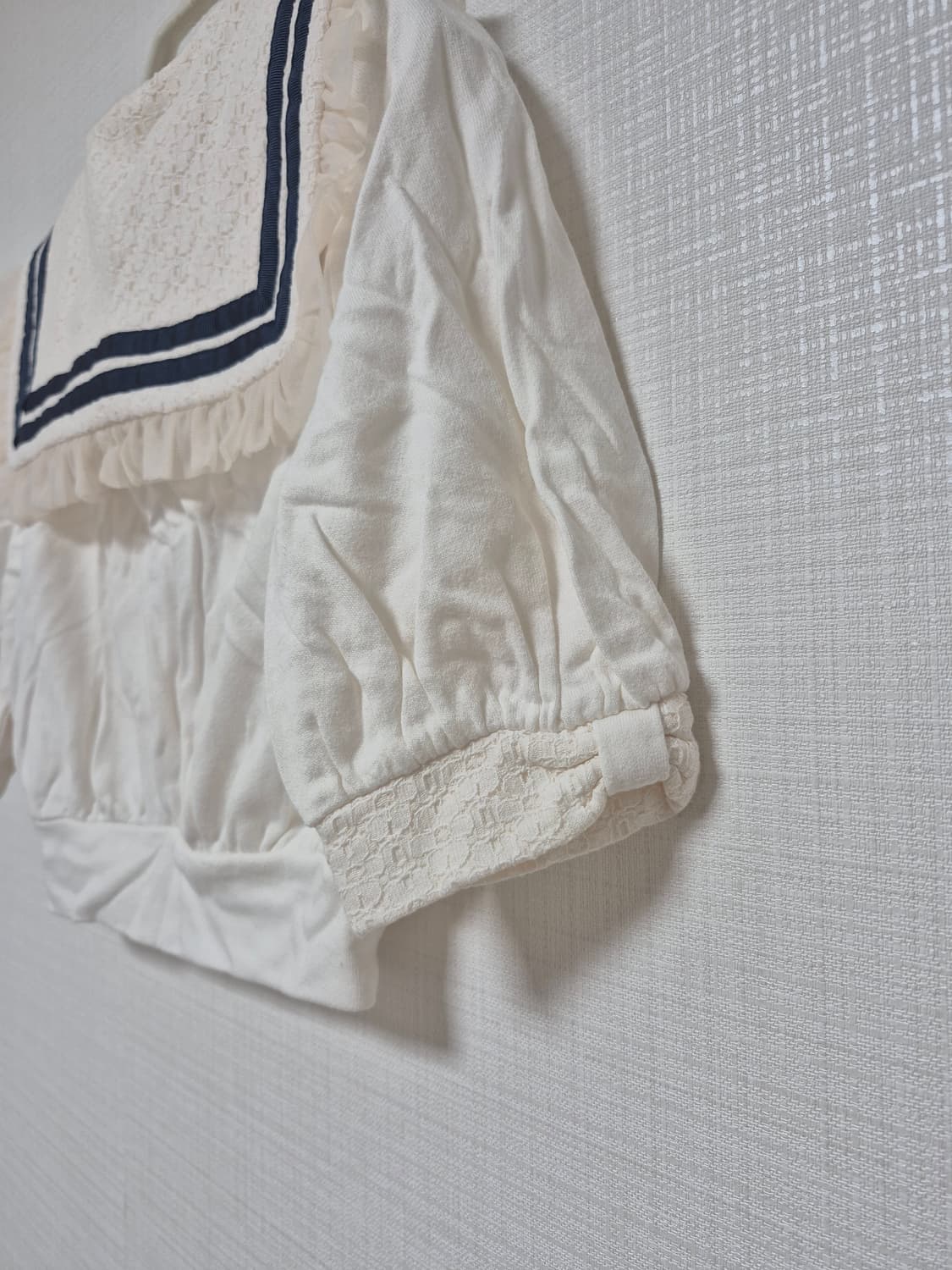 리즈리사 샘플 히메카지 세일러파카 오프화이트 상품이미지4