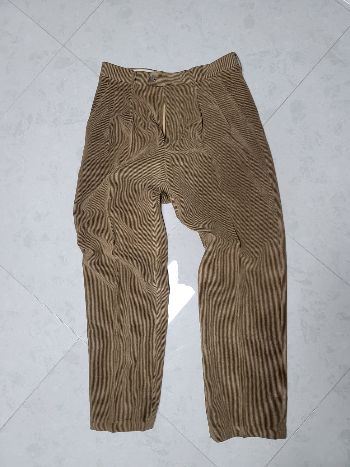 알마니 일자핏 골덴 바지 허리32 기장106 상품이미지1