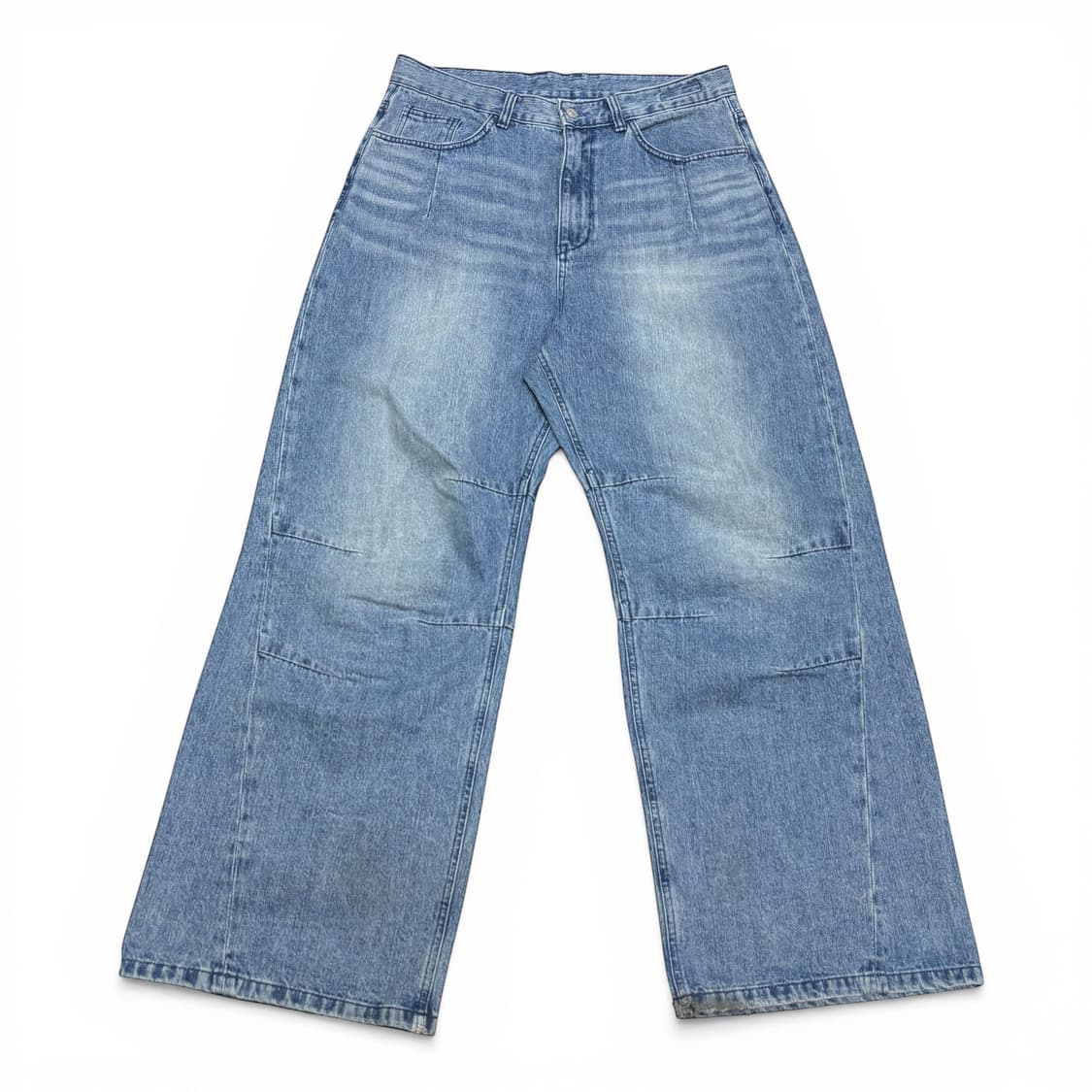 3 999휴머니티 AV 플리츠 데님팬츠 상품이미지1