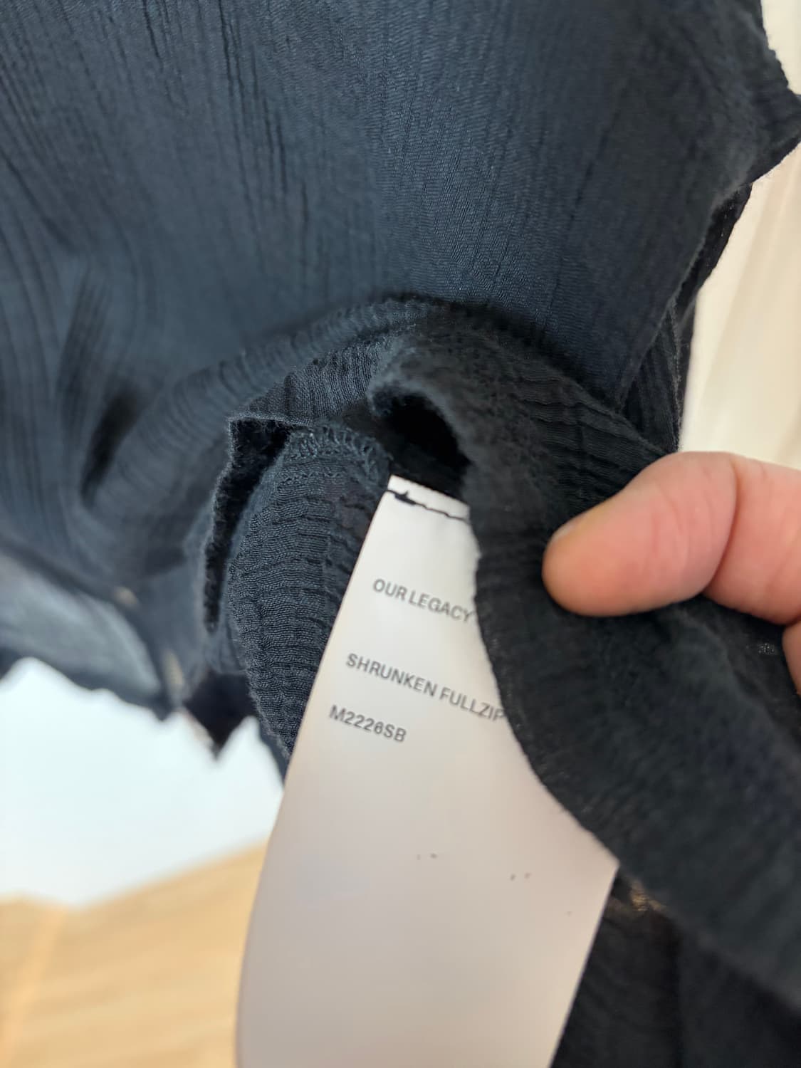 아워레가시 슈렁큰 집업 48 상품이미지5