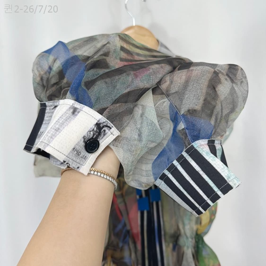 choibok 여자 시스루 롱자켓 (55-88추천) 상품이미지4