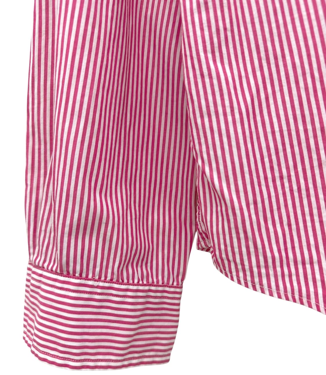 폴로 슬림핏 스트라이프 셔츠 핑크 (XXL)  상품이미지5