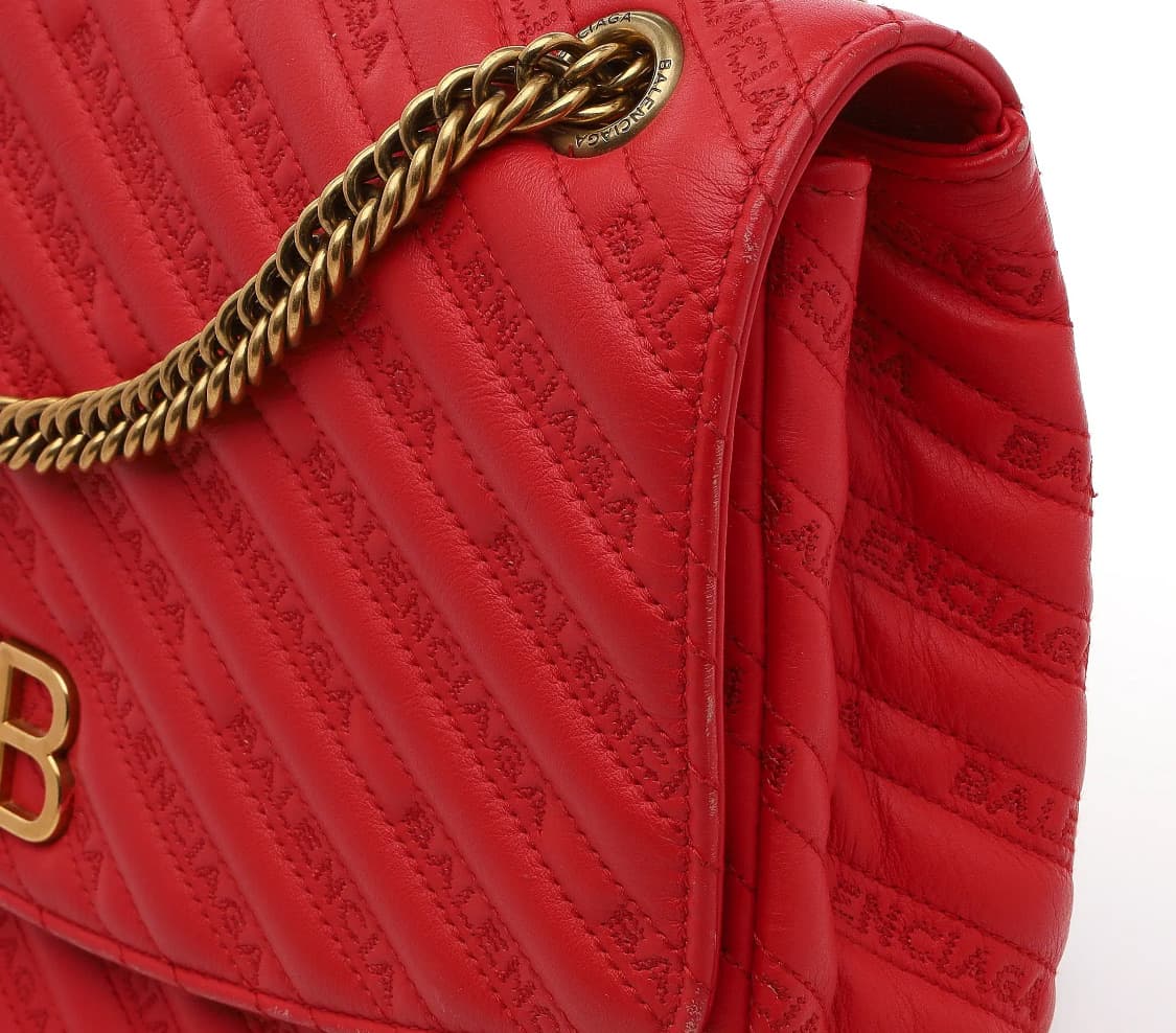 [A급] 발렌시아가 레드 BB로고 체인 숄더백 판매합니다!!! 상품이미지5