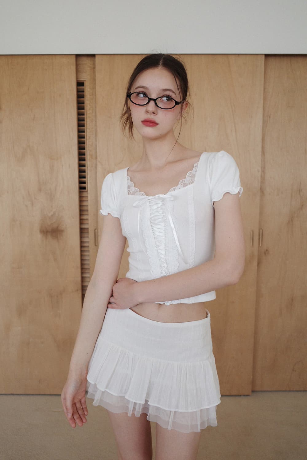 드라이로즈 부케 코르셋 탑  상품이미지1