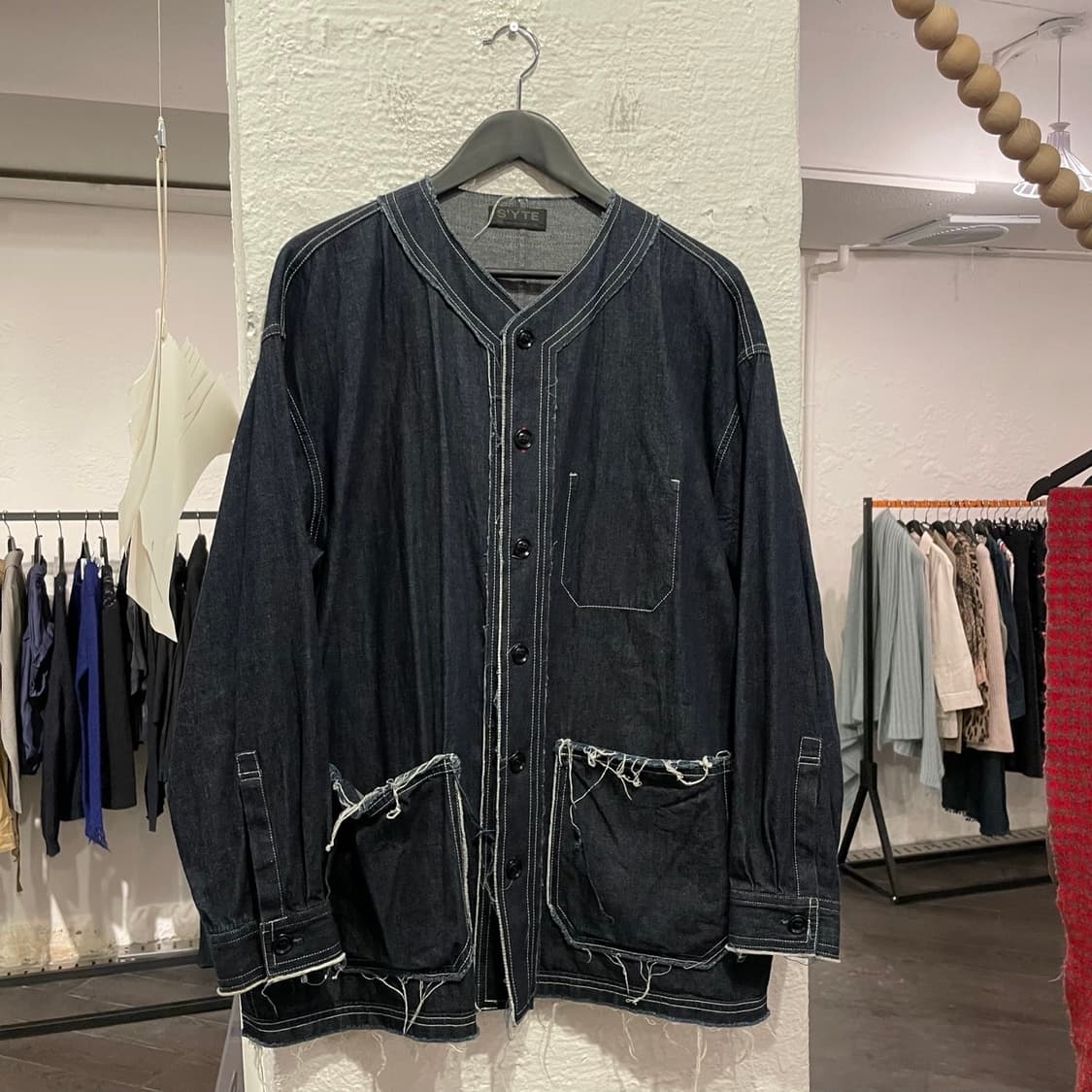 요지야마모토 카라리스 데님자켓 상품이미지1