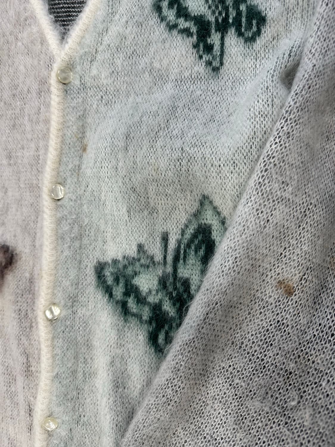 니들스 빠삐용 모헤어 가디건 상품이미지4