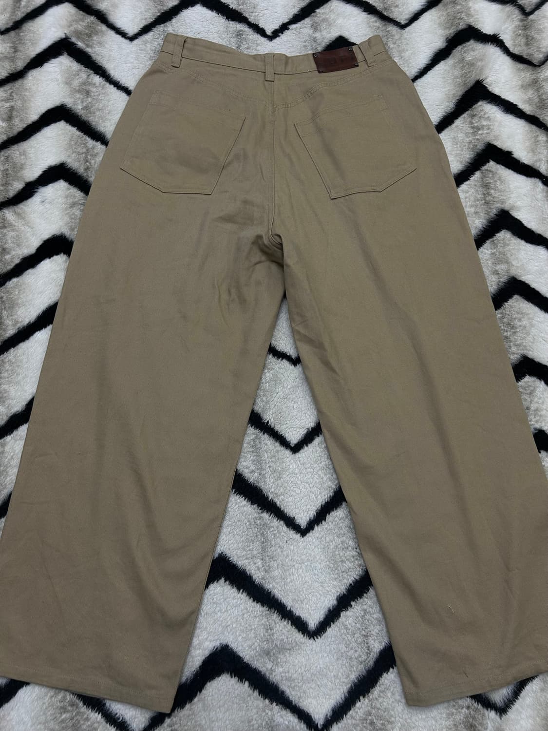 [XL]LOFI 제플린 와이드 치노 팬츠/베이지 상품이미지4