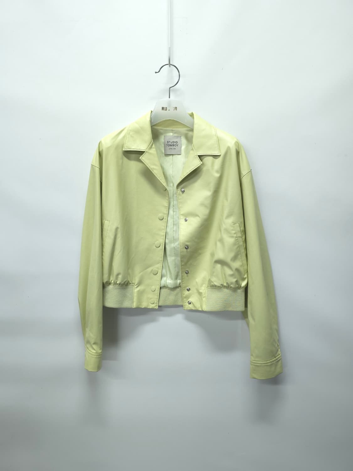 스튜디오 톰보이 아뜰리에 라인 크롭 레더 자켓(55) 상품이미지1