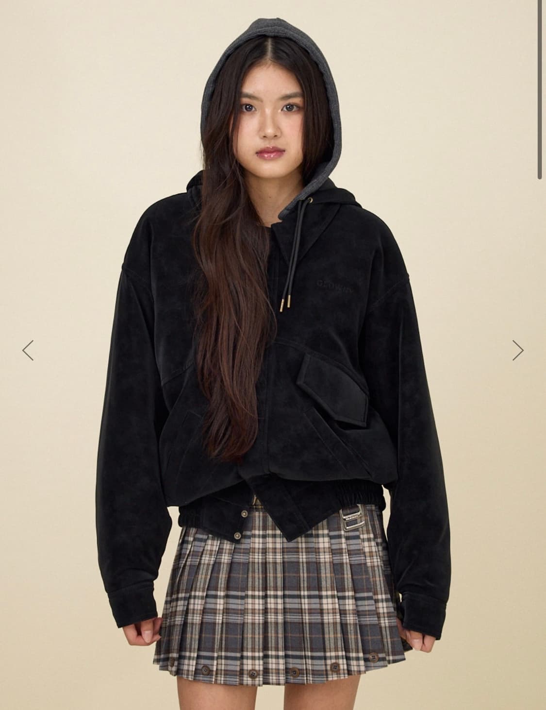 URBAN SUEDE JUMPER (BLACK) 상품이미지1