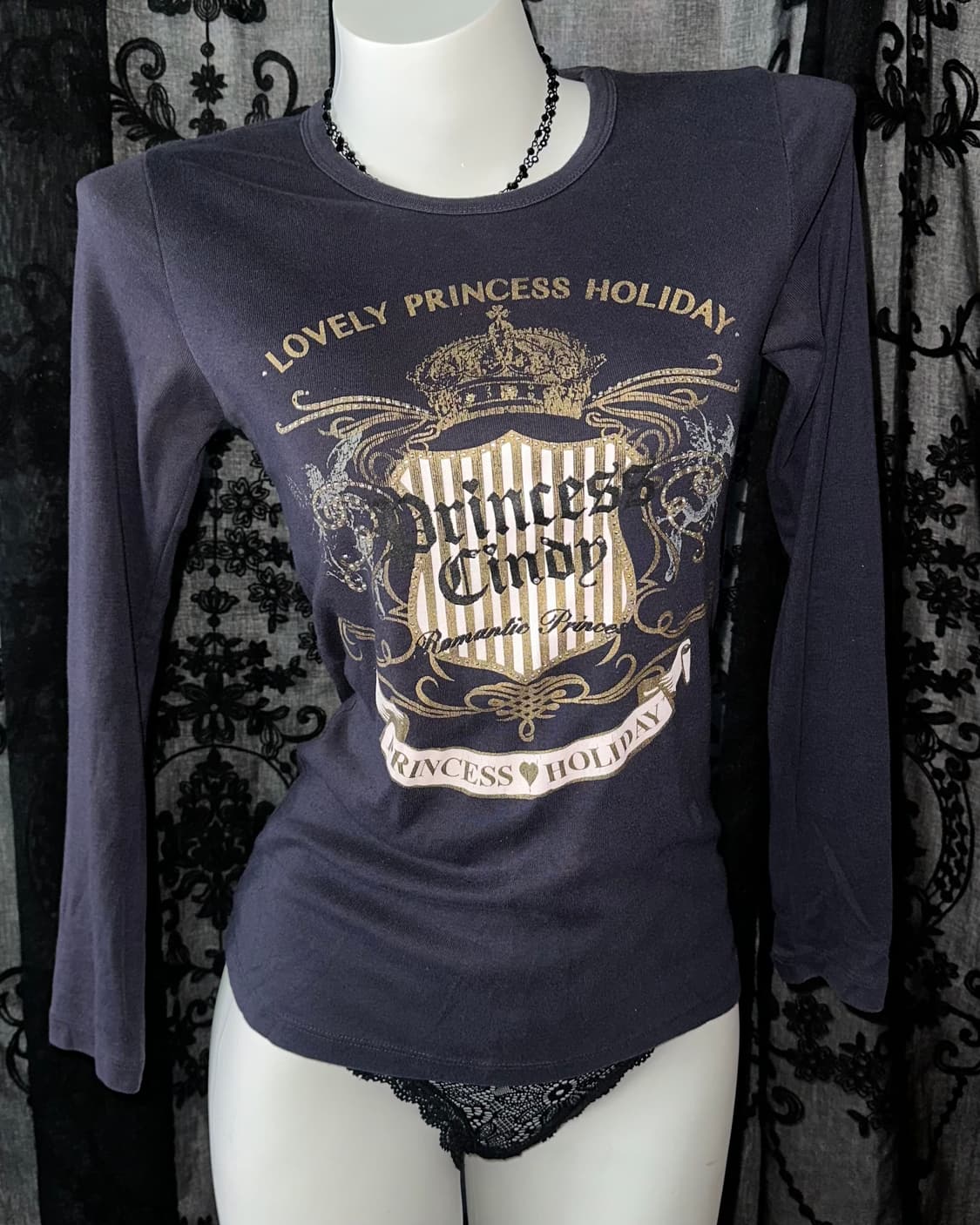 Deep navy punk long sleeve 상품이미지2