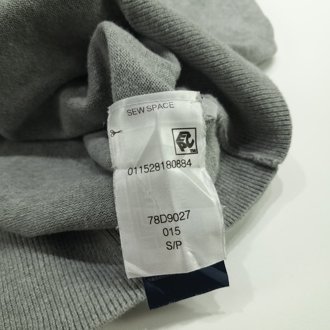 CN705 S 타미힐피거 그레이 아가일 V넥 니트 스웨터 상품이미지6