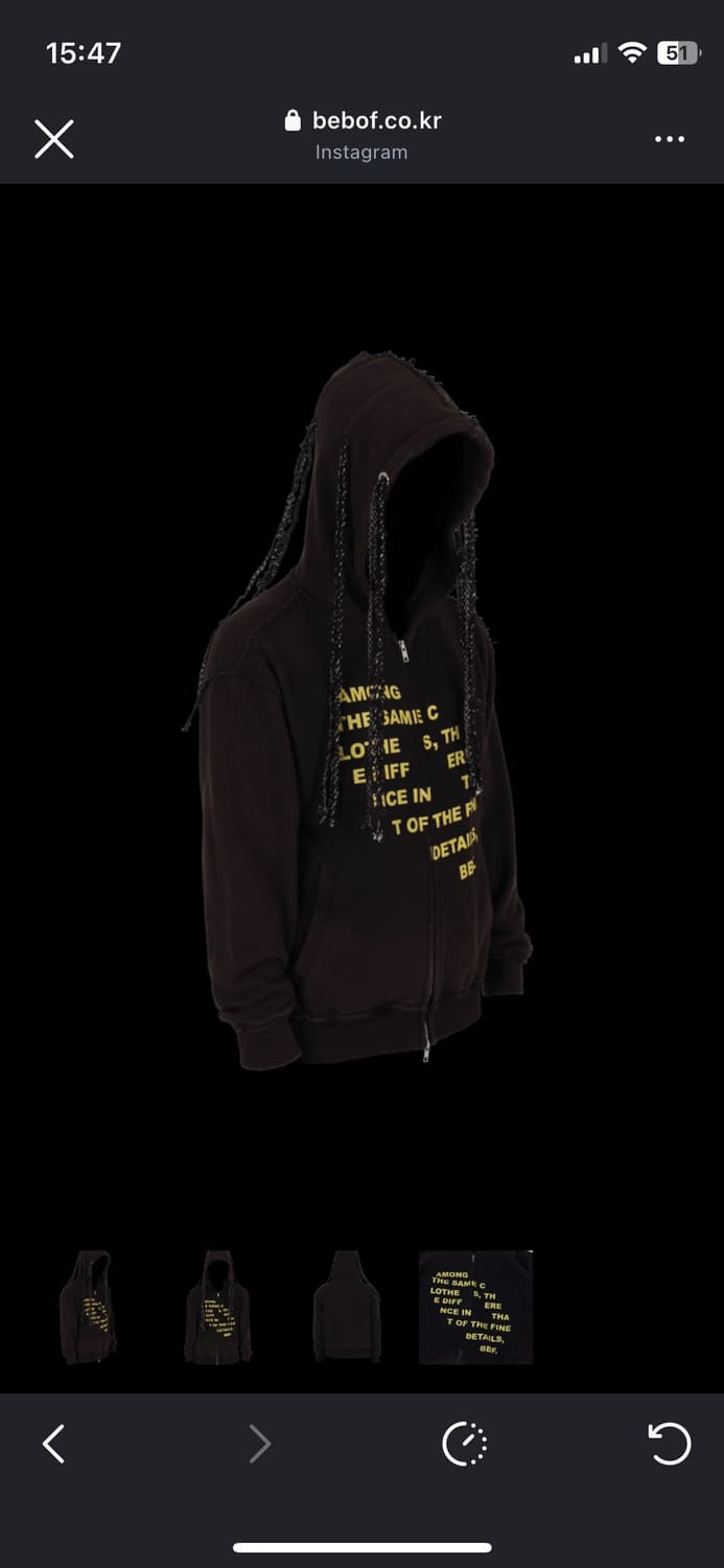 bebof m1 후드집업 상품이미지4