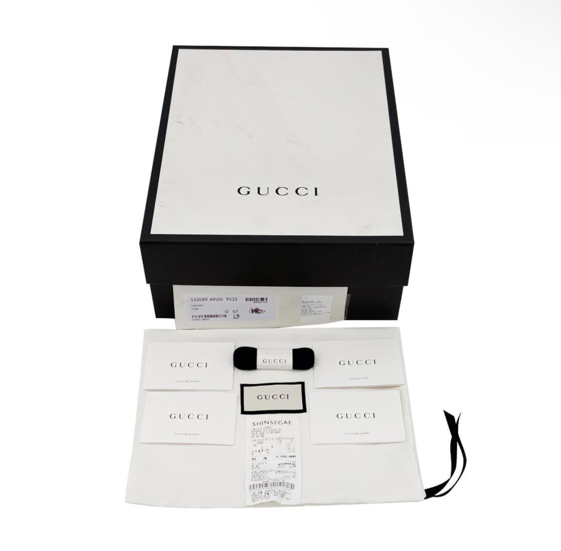 [7.5] 구찌 남성 입술 로고 레더 더티 리이톤 롸이톤 스니커즈 상품이미지10