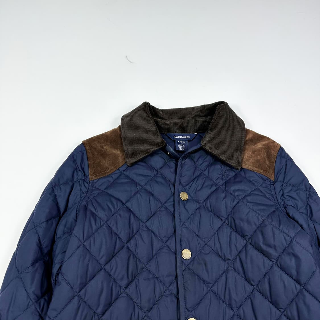 폴로 랄프로렌 포니 걸즈 네이비 퀼팅자켓 (실측 XS 여성추천) 상품이미지1