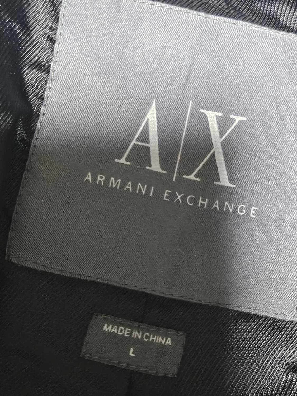 아르마니익스체인지 코팅 트랜치 자켓 L 상품이미지2