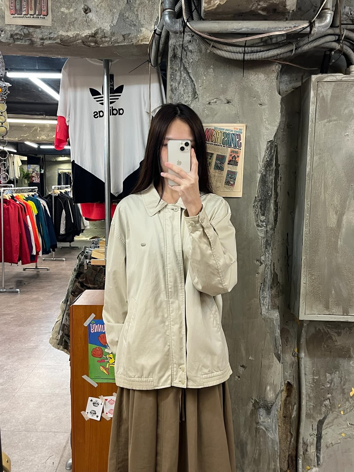 라코스테 봄버 블루종 베이지 105 #csz1386 상품이미지2