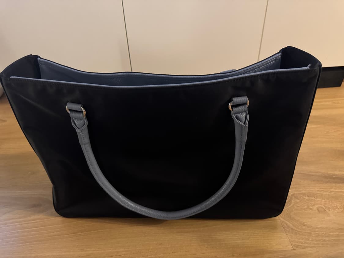 크리스틴프로젝트 투포켓백 블랙블루 상품이미지5