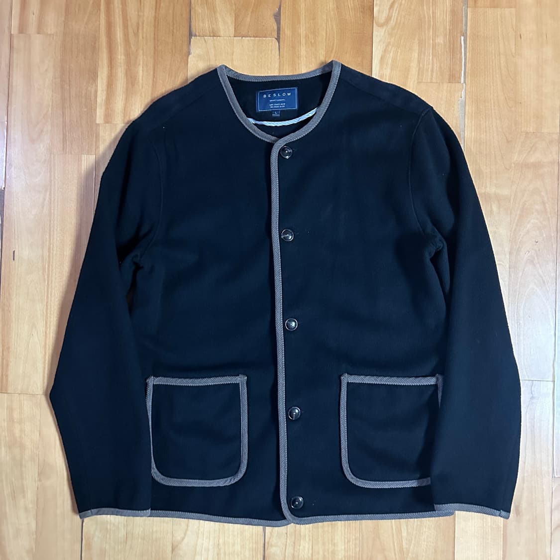 비슬로우 카라리스 가디건 블랙 상품이미지1