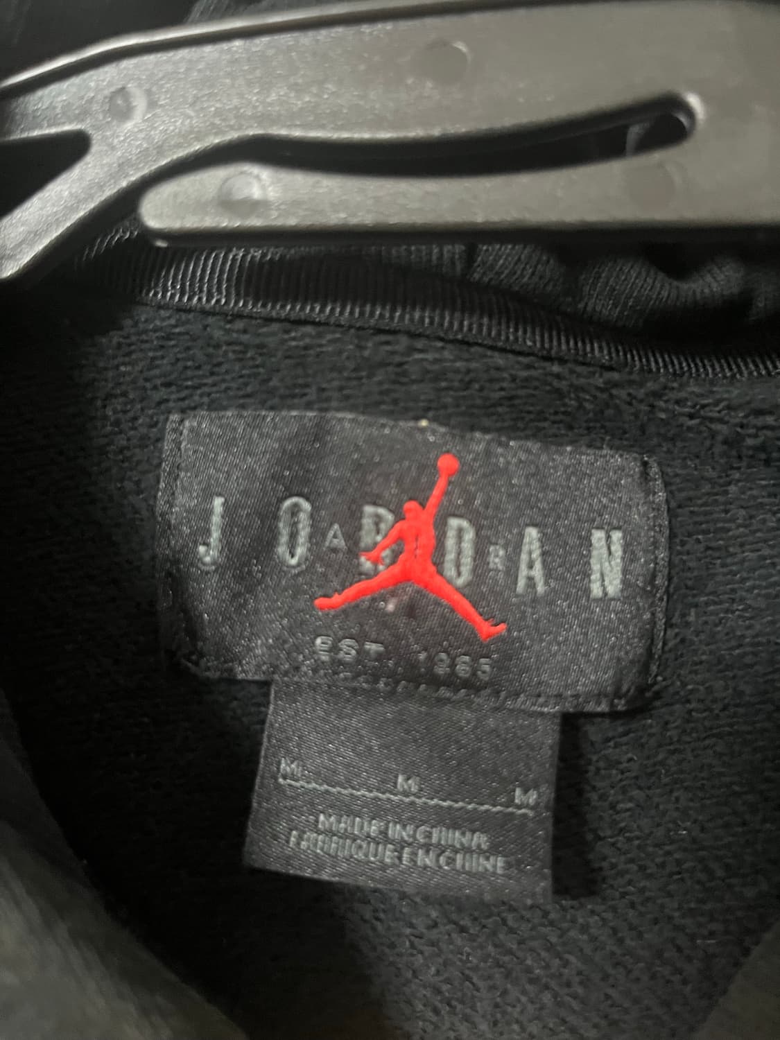 나이키 조던 블랙 후드티 M 상품이미지2