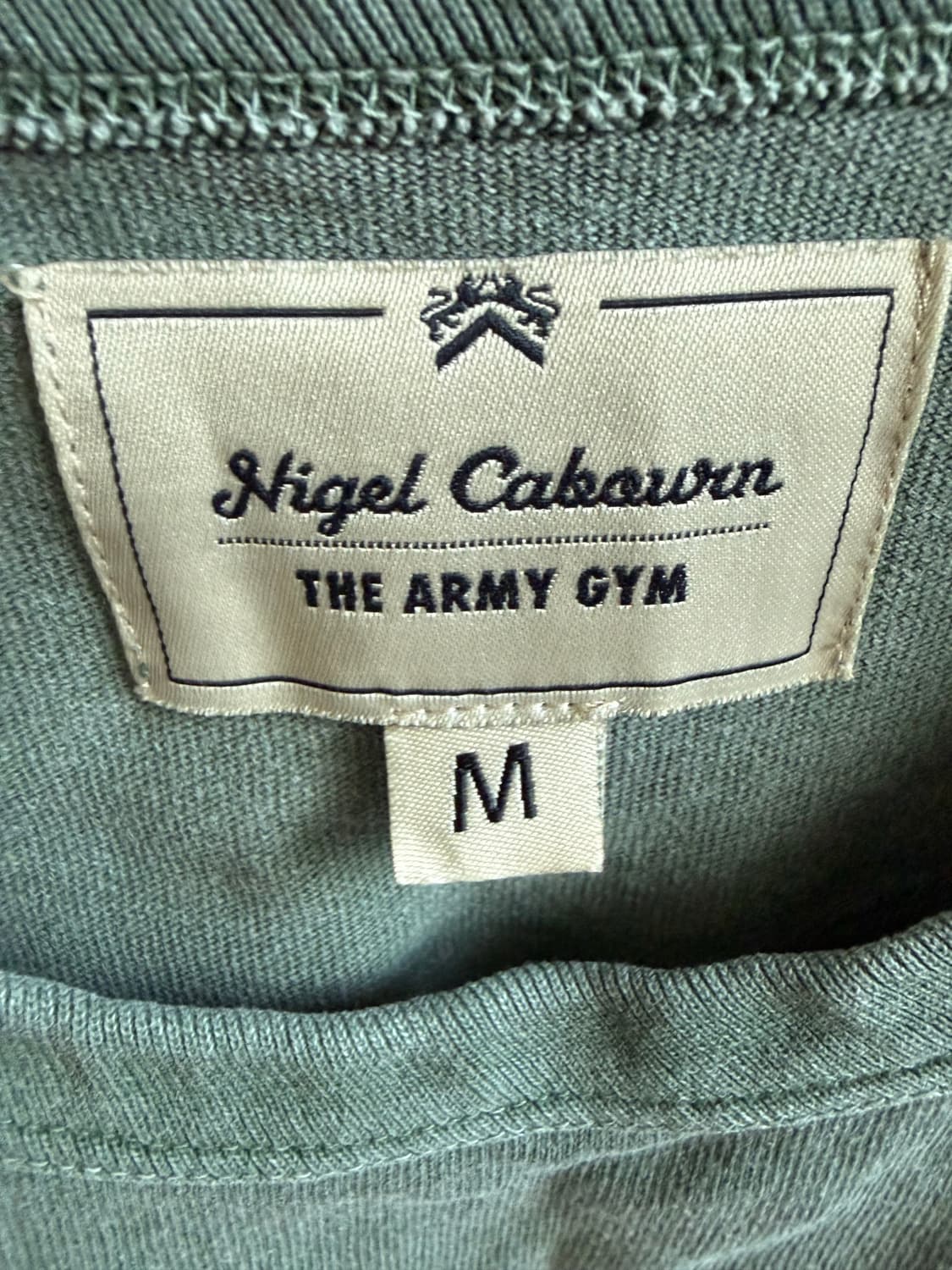 나이젤카본 THE ARMY GYM 티셔츠(그린) 상품이미지2