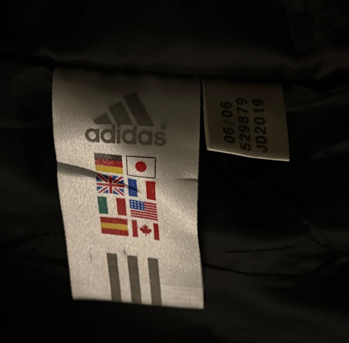 아디다스 ( man - s ) 폴리 빅로고 배색 후드집업 셰르파 점퍼 상품이미지9