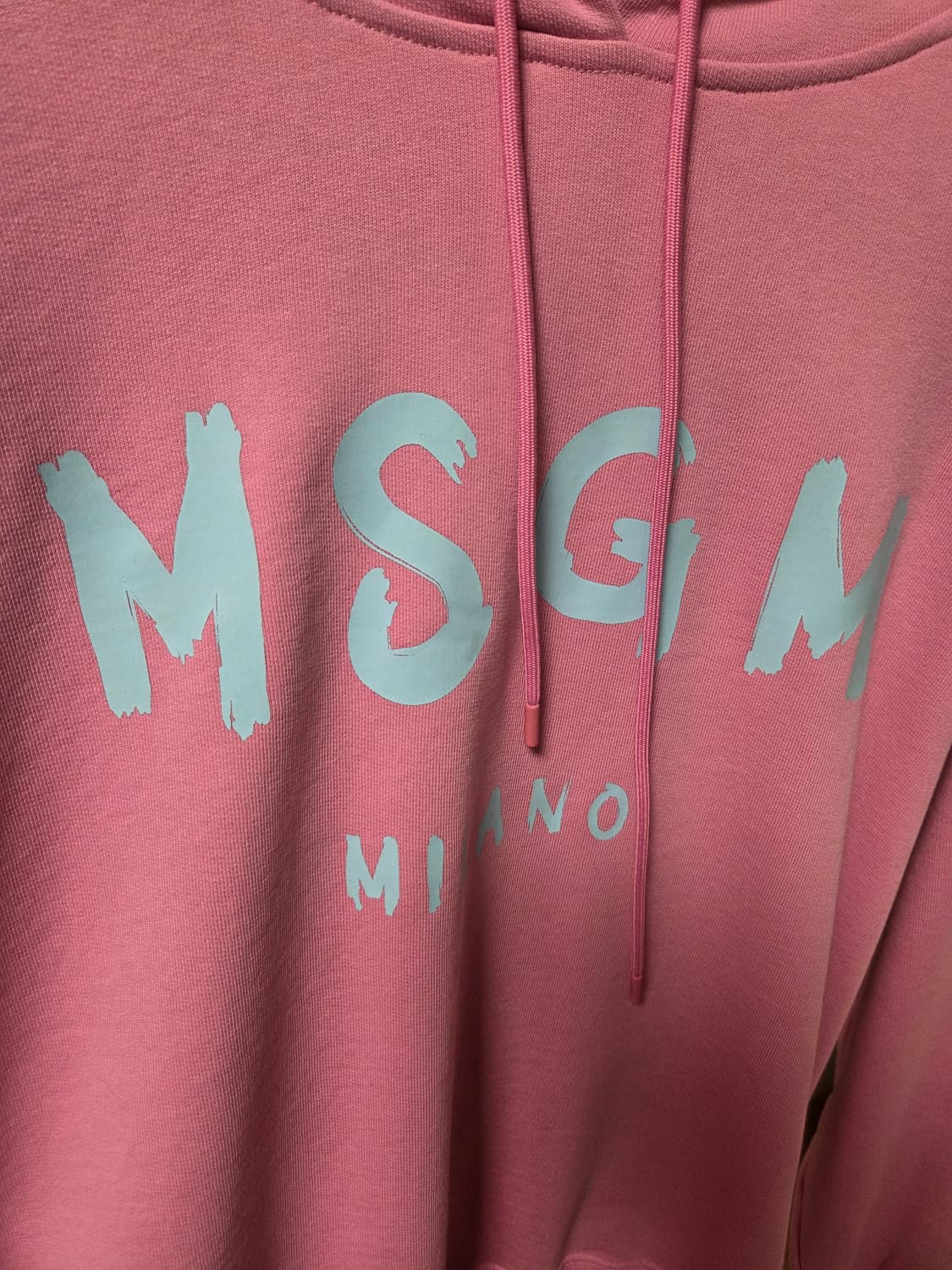 MSGM 오버사이즈 후드티 핑크 상품이미지3