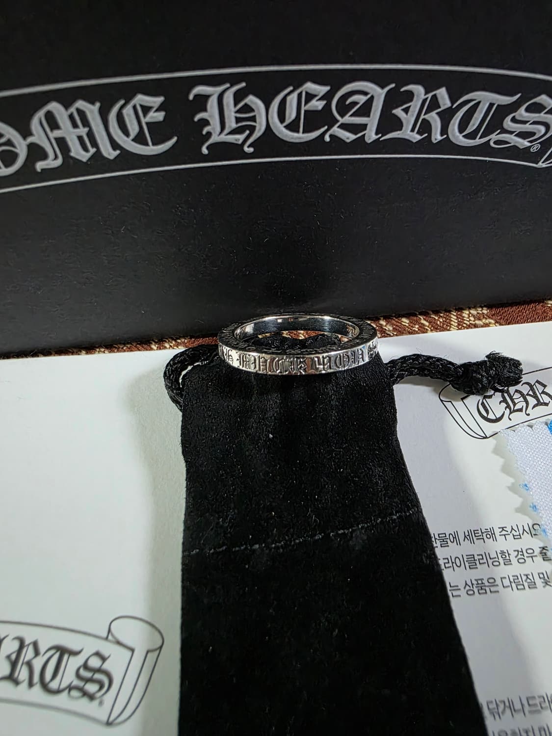 [세척완료,us11] 크롬하츠 퍽유링 3mm 상품이미지2