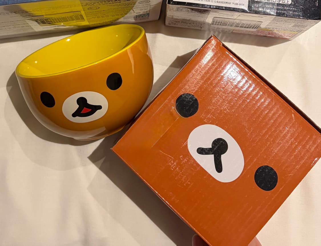 로손 리락쿠마 밥그릇(박스o, 미사용) 상품이미지1