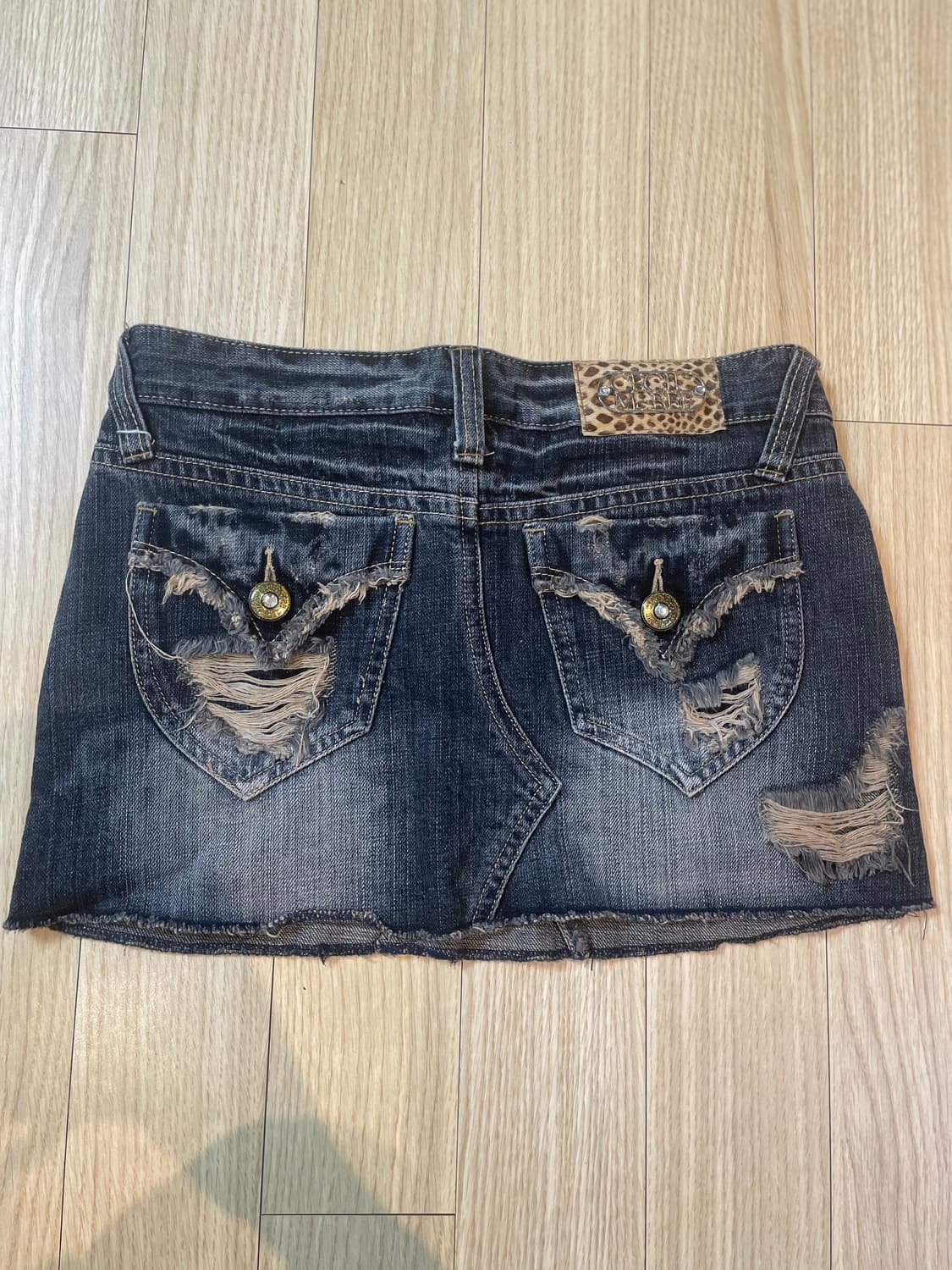 세실맥비 y2k 큐빅 레오파드 미니스커트 상품이미지2