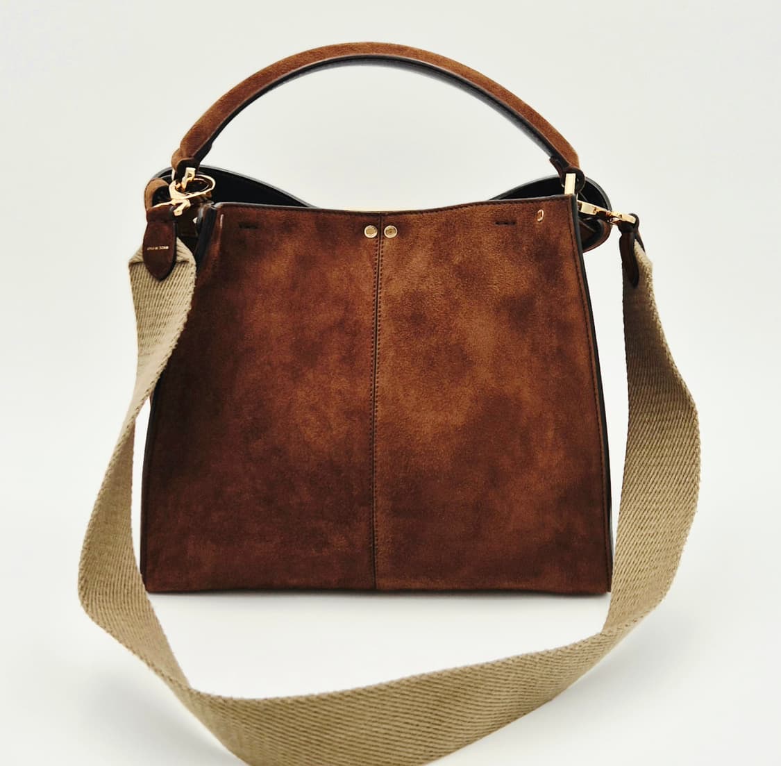 펜디 피카부 스웨이드 미듐 토트백 겸 숄더백 상품이미지1