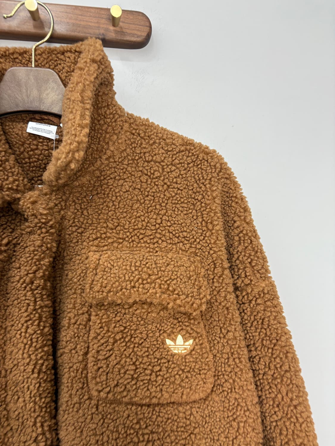 아디다스 쉐르파 브라운 오버핏 뽀글이 점퍼 A2729 상품이미지3