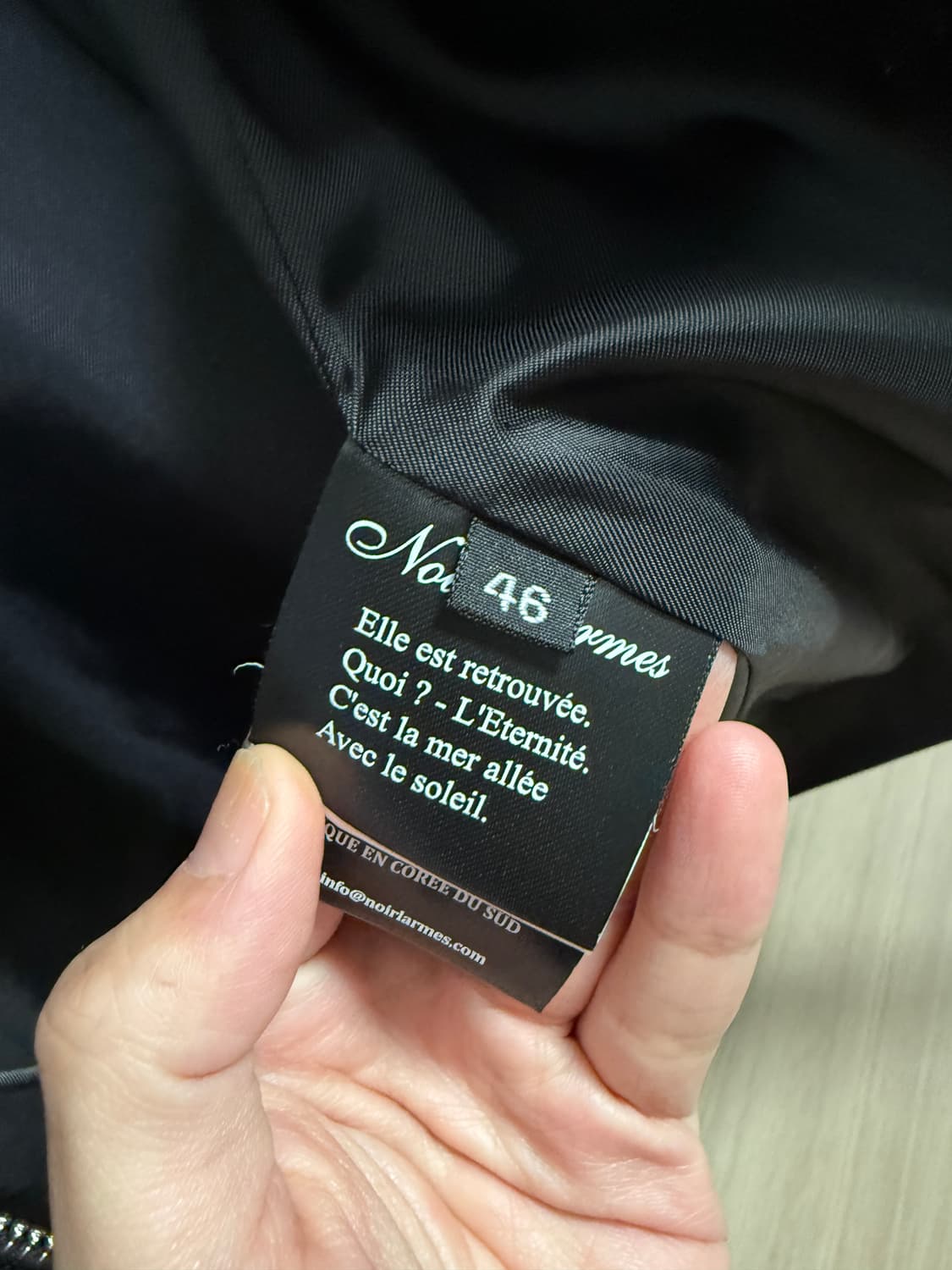 느와르라르메스 jk8 스탠다드 46사이즈 팝니다 상품이미지5