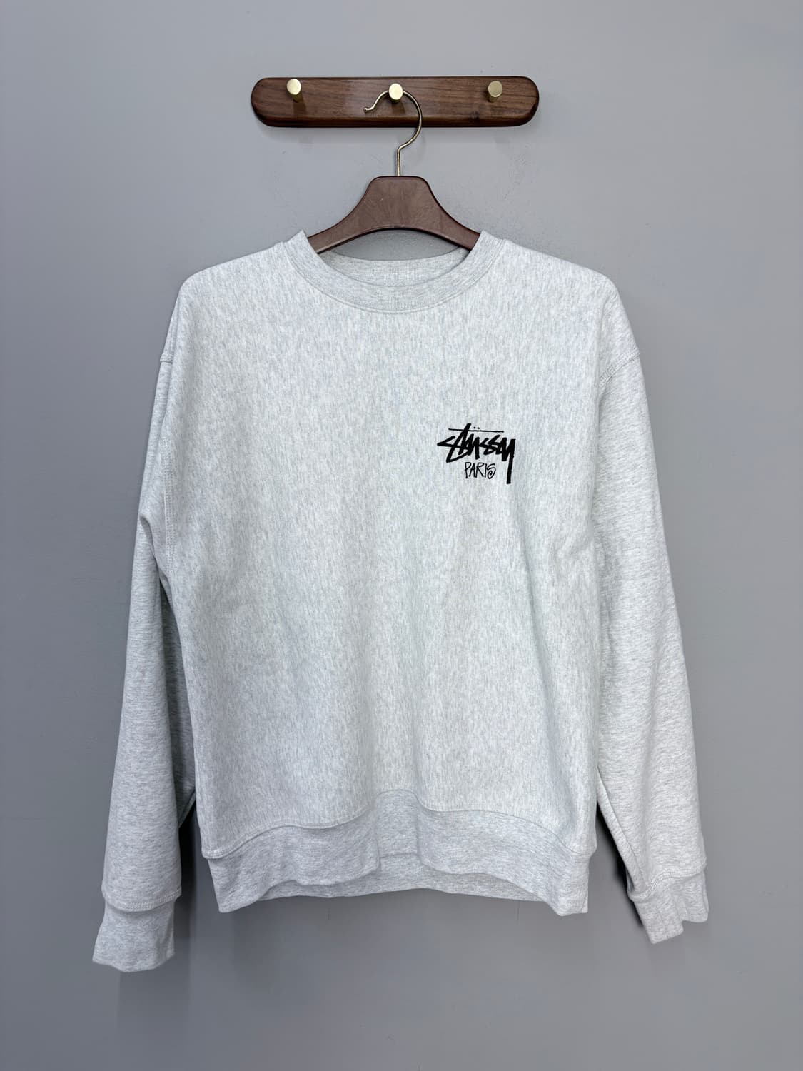 스투시 스탁파리 크루넥 애쉬헤더 A3545 상품이미지2