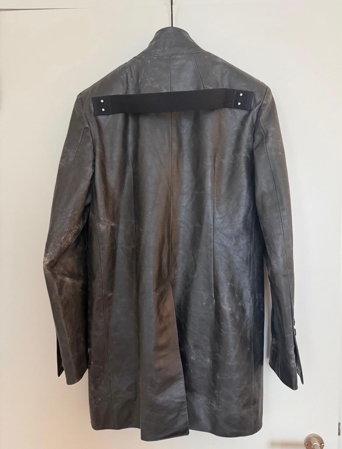 SS25 릭오웬스 EDFU 포그포켓 탐포나토 레더 블레이저 상품이미지2