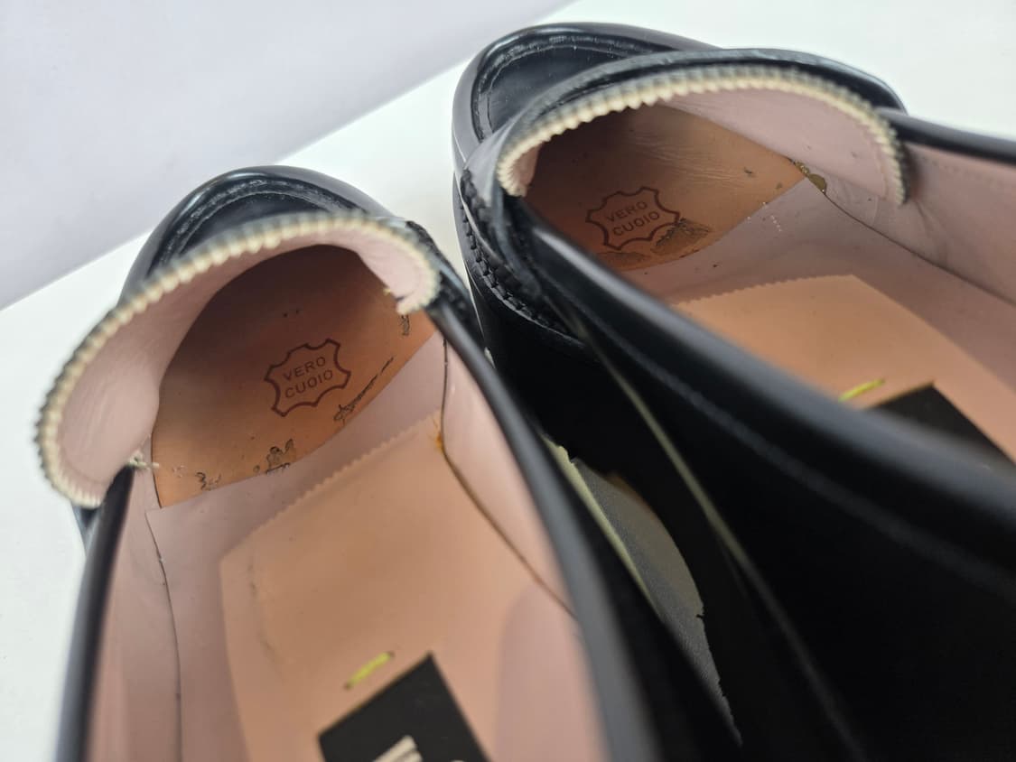 MSGM 엠에스지엠 여성 35 플랫폼 통굽 로퍼 신발 구두 블랙 상품이미지8