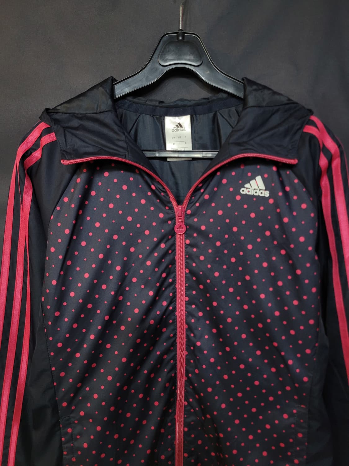Adidas dot long padding 아디다스 도트  롱 후드 패딩 상품이미지2
