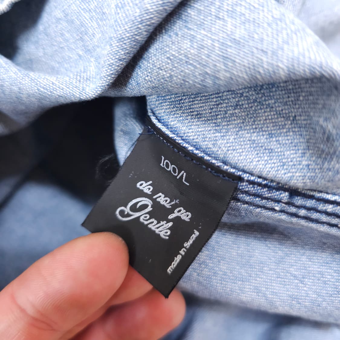 토니웩 데님 셔츠 상품이미지4