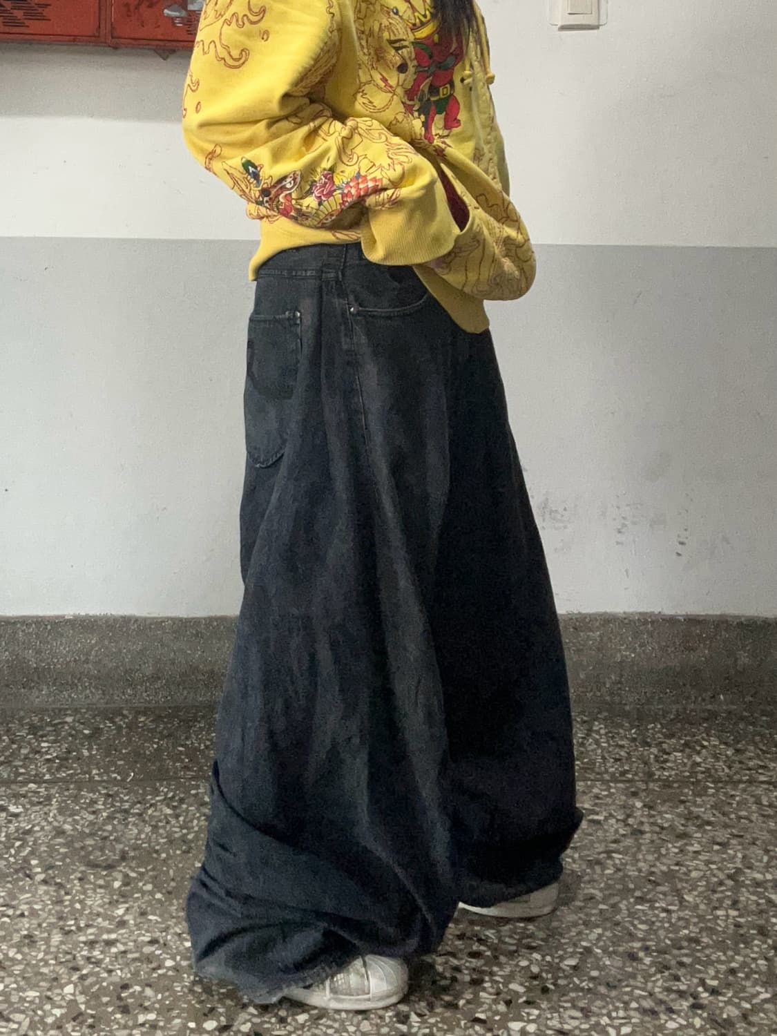 90s ROCA WEAR 블랙데님 힙합팬츠 상품이미지3