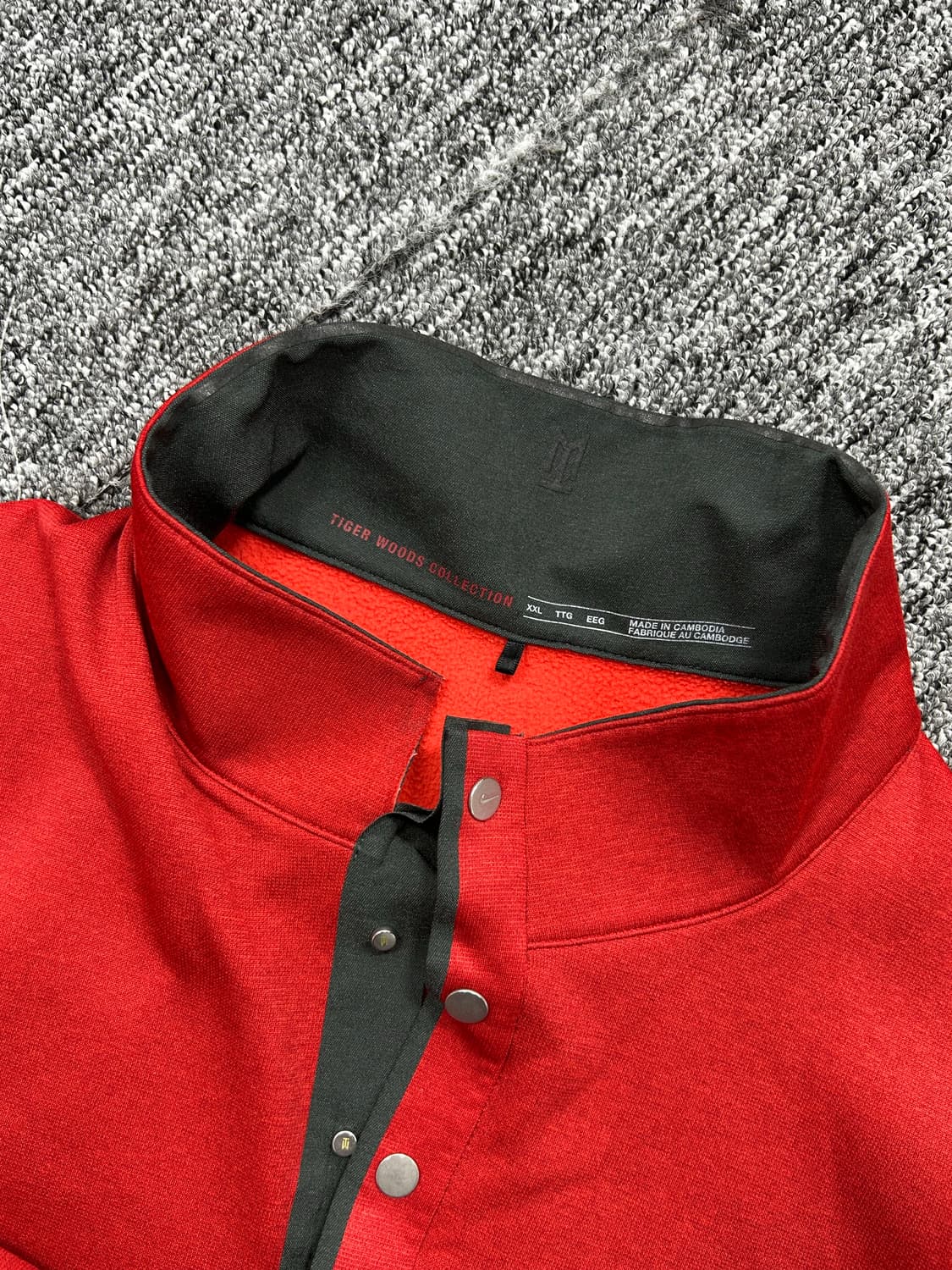 나이키 타이거 우즈 하프 버튼 집업 XXL 상품이미지5