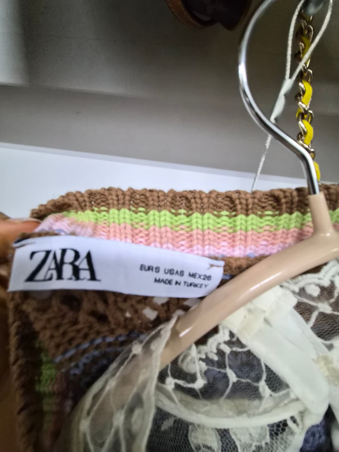 새옷) ab.plus 바스락 원피스. 자라 솜사탕 컬러 니트. 상품이미지8