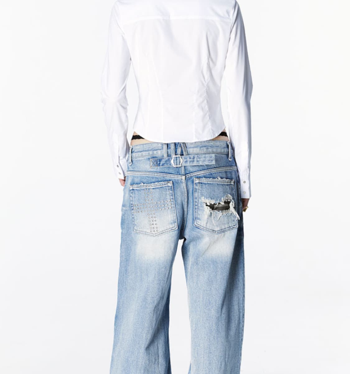 2000아카이브-SNYDER WIDE DENIM (BLUE) -01 상품이미지2