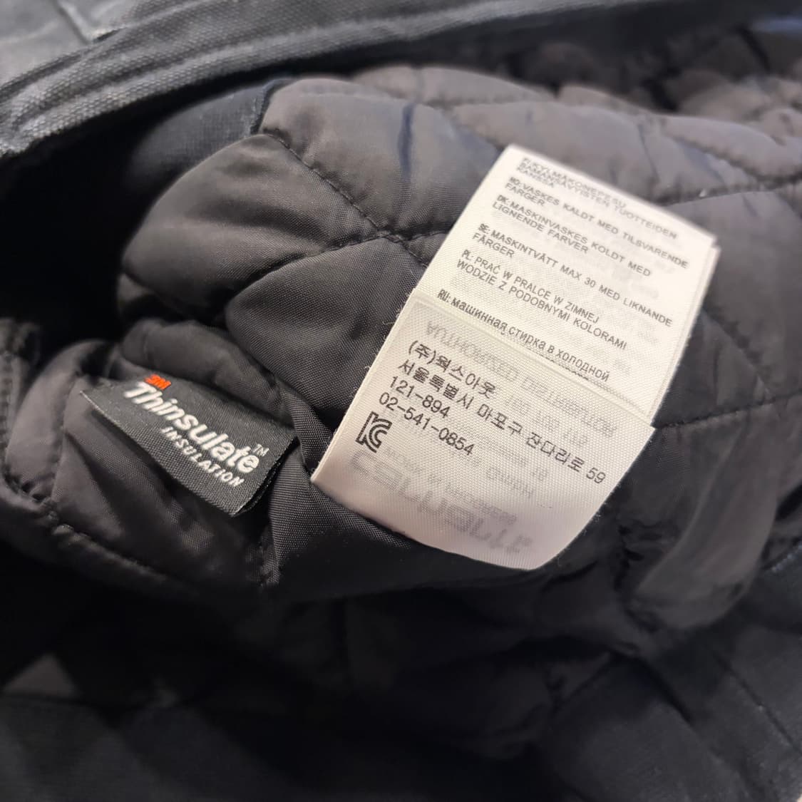 [M] 칼하트 블랙 퀼팅 누빔 안감 액티브 워크 베스트 D945 상품이미지8