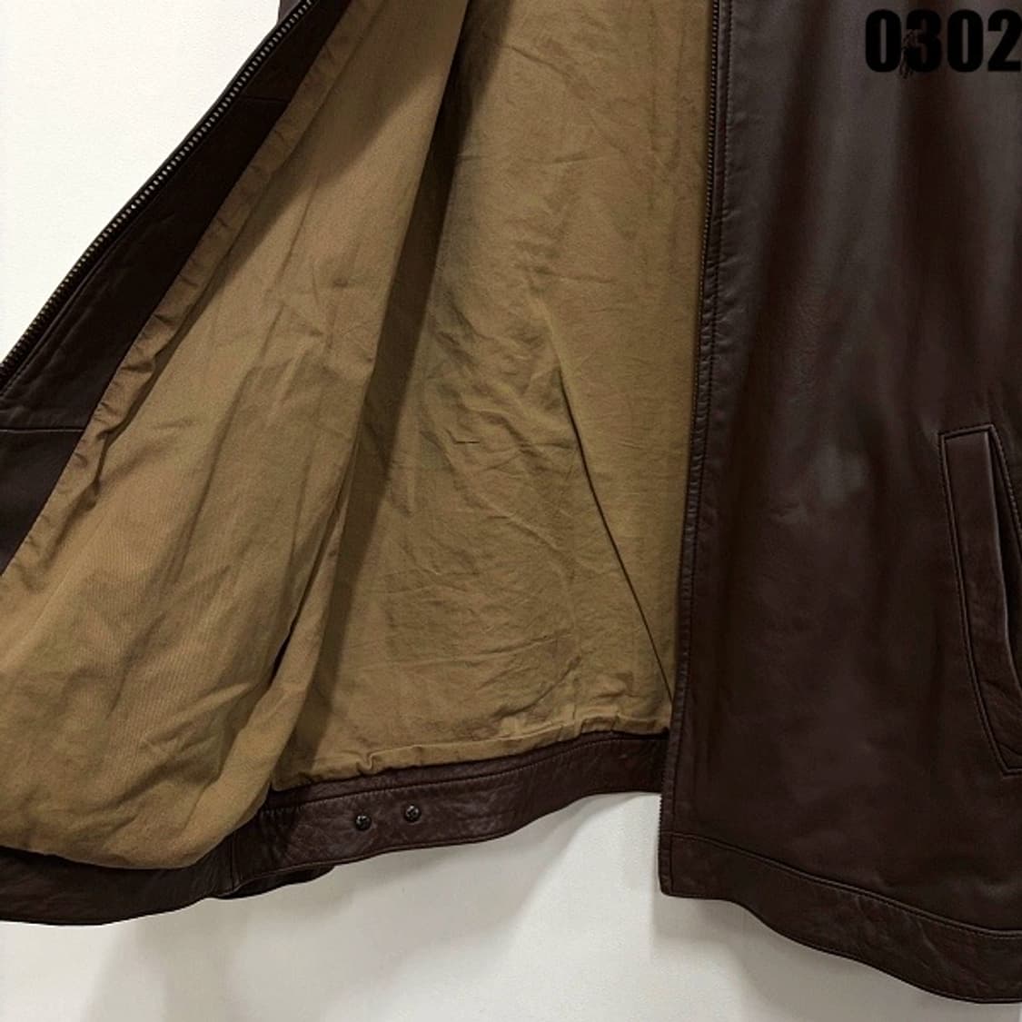 폴로 랄프로렌 양가죽 집업 자켓 L 0302  상품이미지4