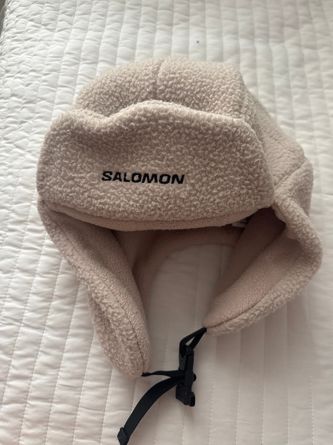 살로몬 플리스 플랩 트래퍼 햇 베이지 상품이미지2