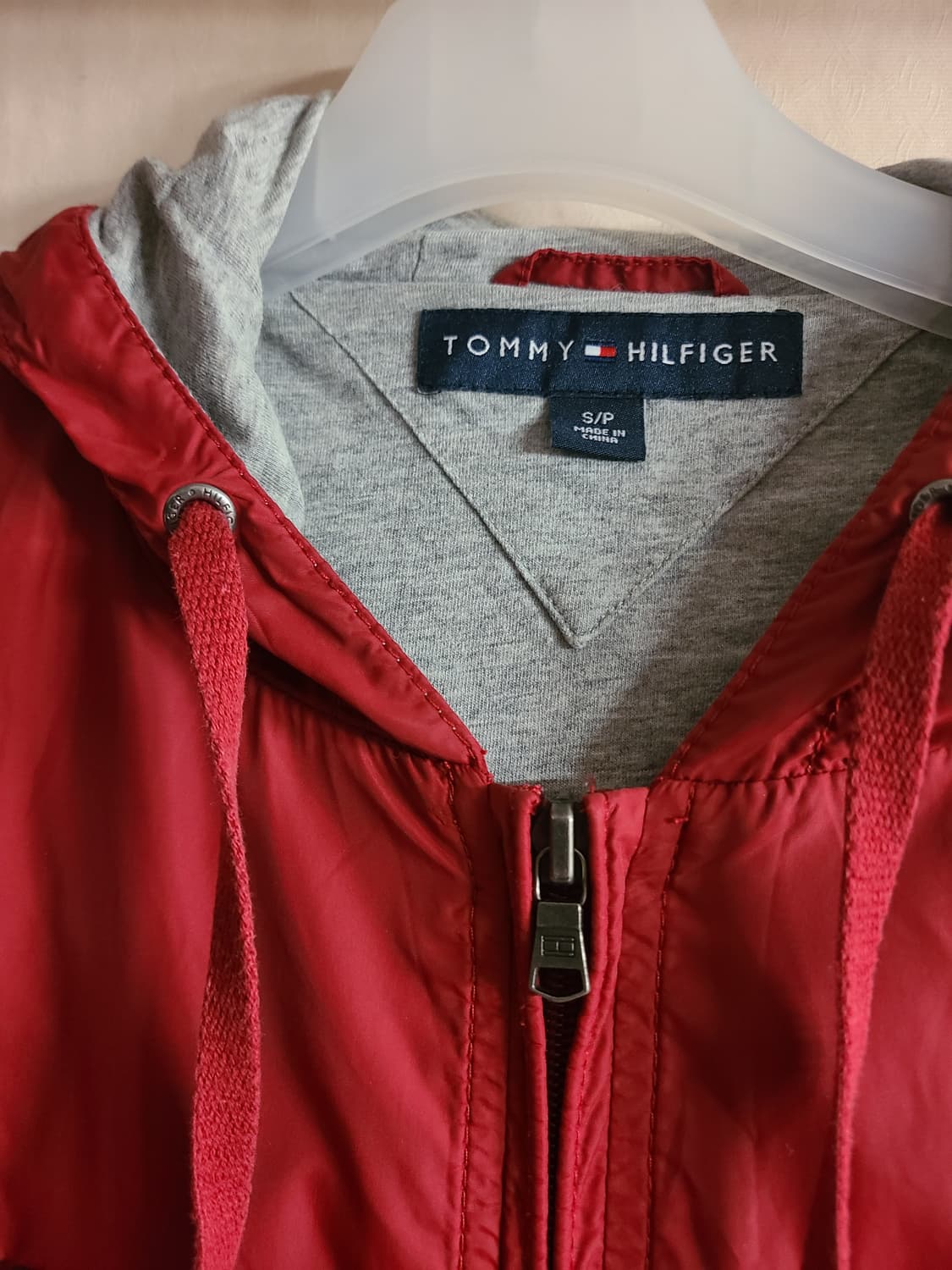 타미힐피거 레드 후드 집업(실100) 상품이미지3