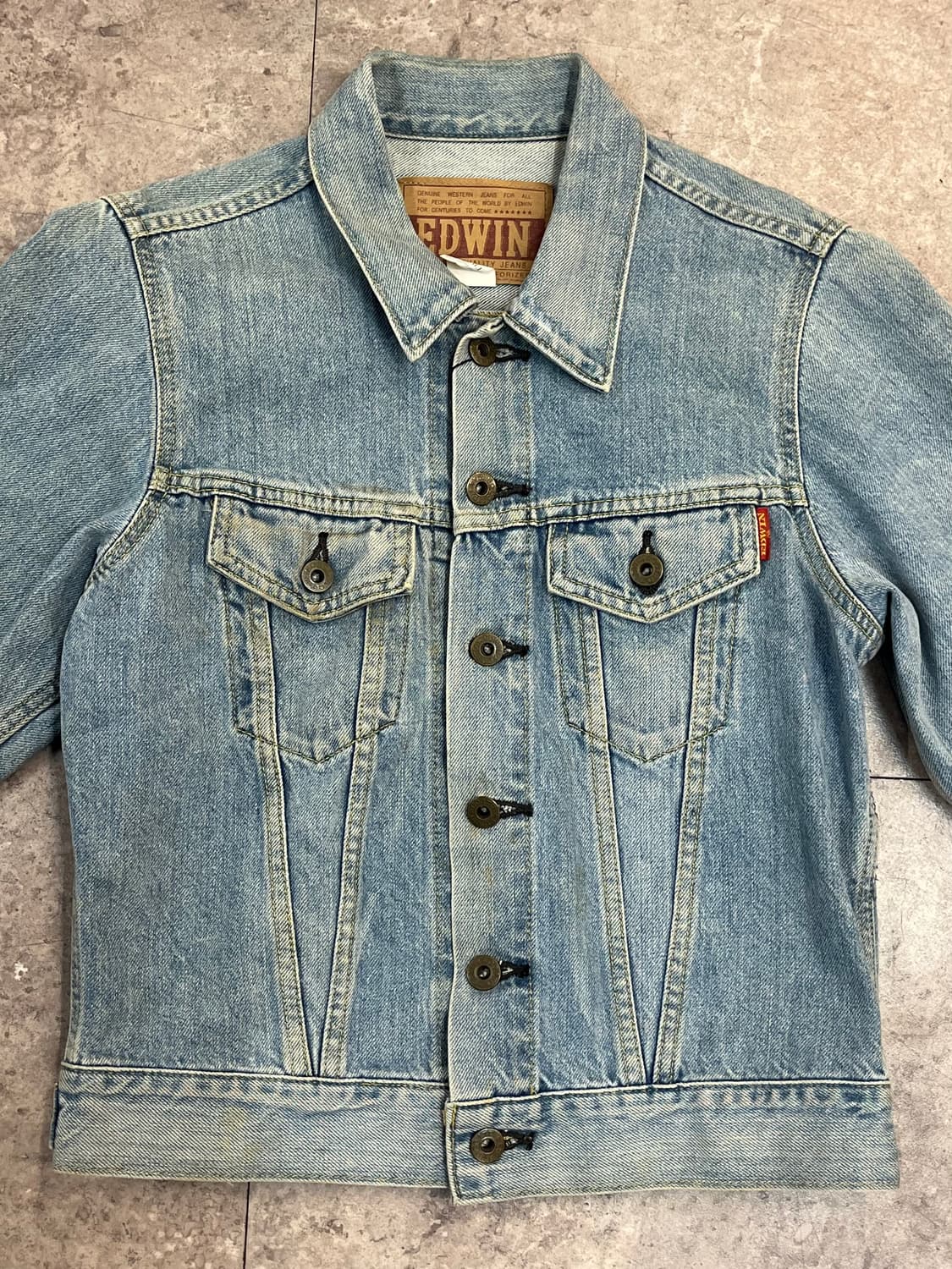 에드윈 데님 자켓 XS #csz3567 상품이미지4