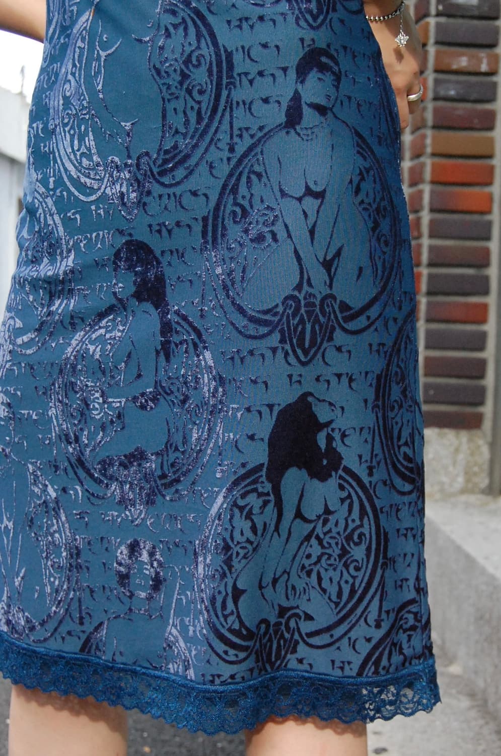 Hysteric glamour velvet slip one piece 상품이미지6