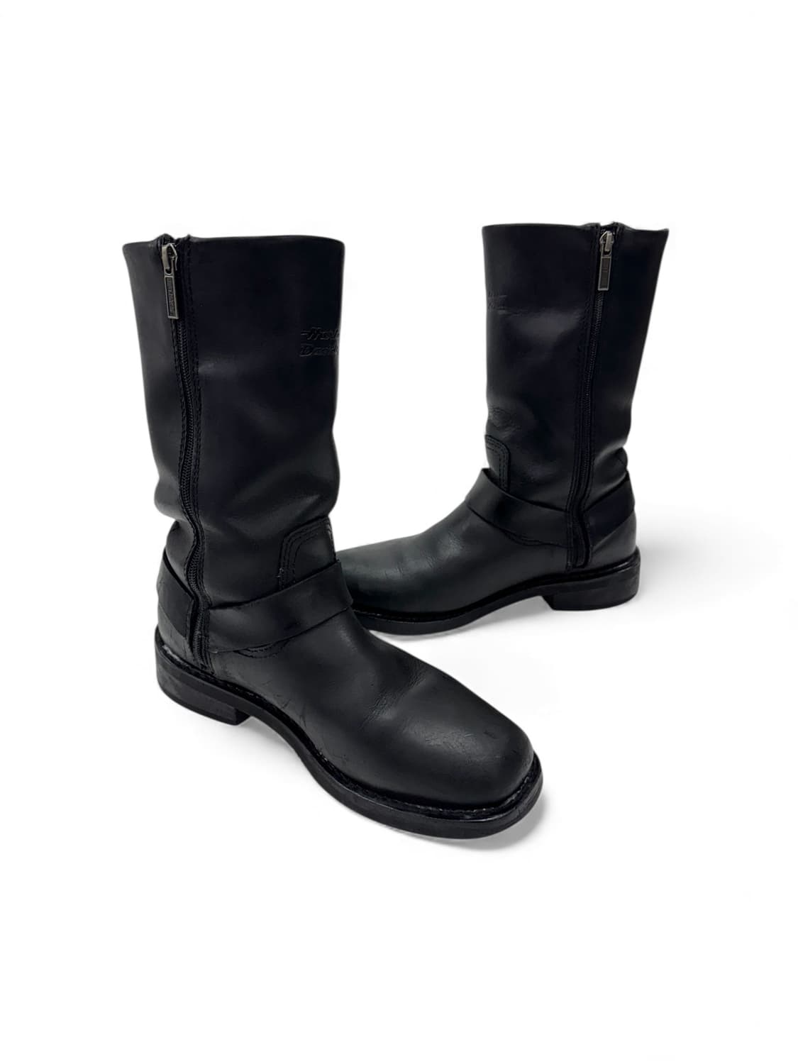 90s Harley Davidson Moto Cycle Boots 상품이미지8